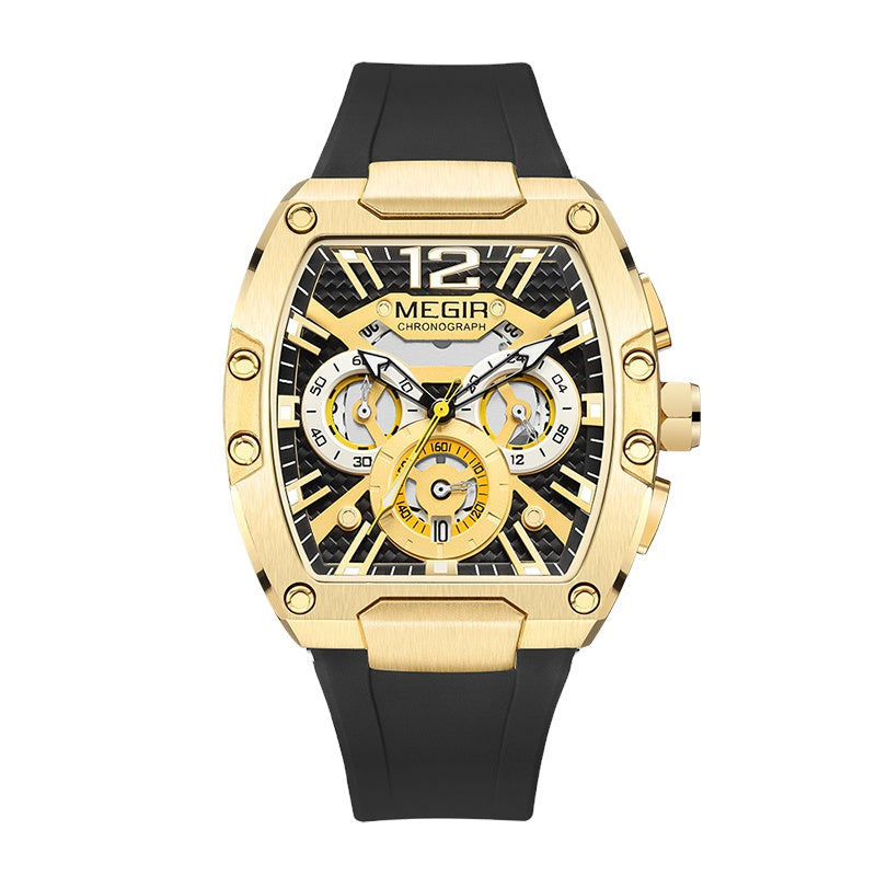 Montre MEGIR® Chronographe Luxe — Design Premium Inspiré Richard Mills, Élégance Et Puissance AU Poignet.
