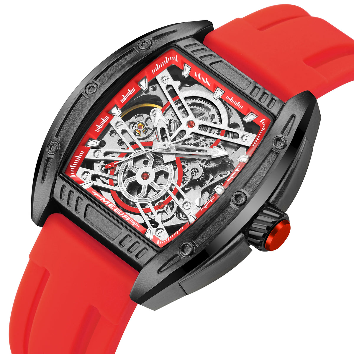 MEGIR® — Montre automatique sport-luxe étanche avec cadran lumineux et design premium ultra élégant.