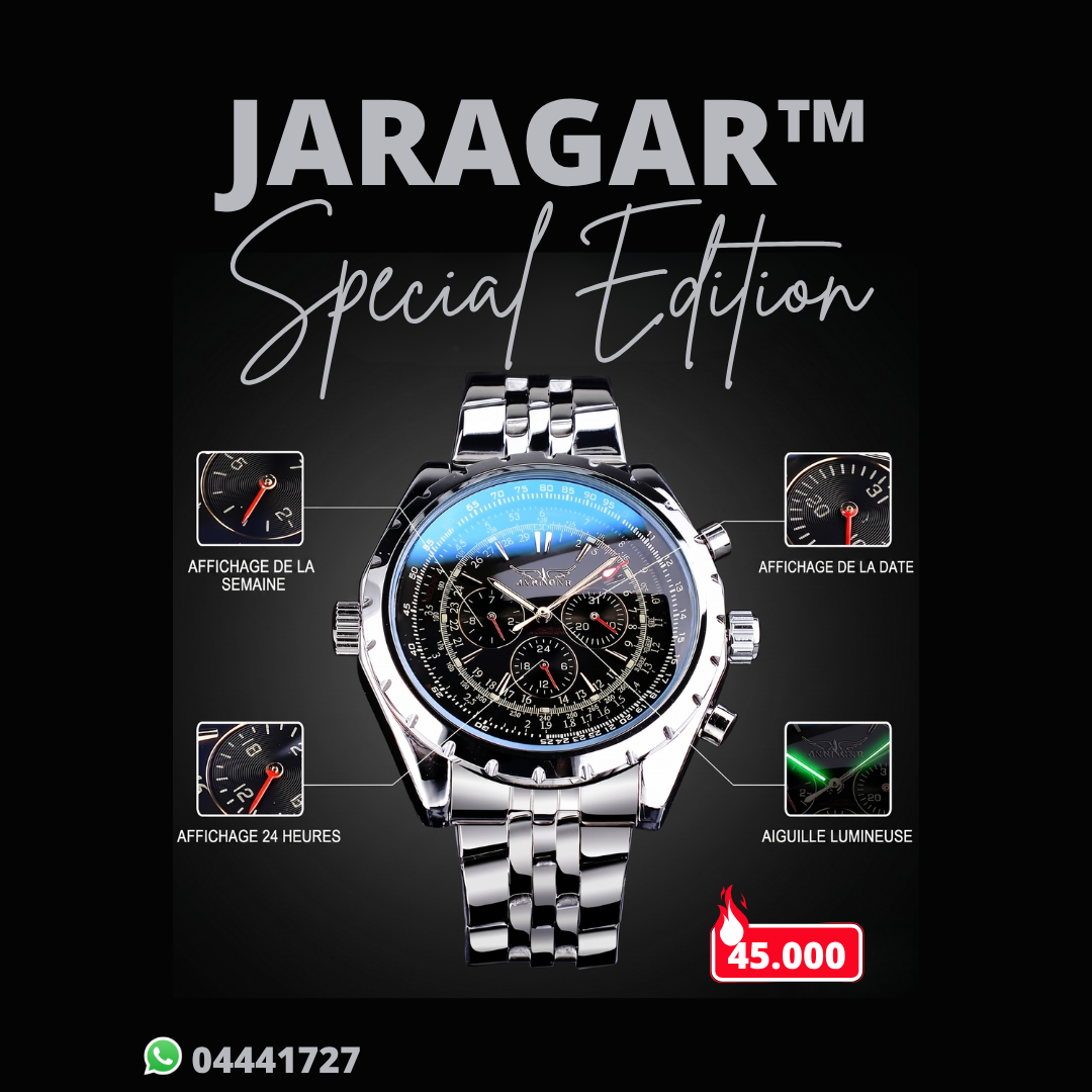 JARAGAR™ l  Montre Tourbillon Automatique Forsining — Acier Inoxydable, Design Tendance Et Allure Masculine Premium.