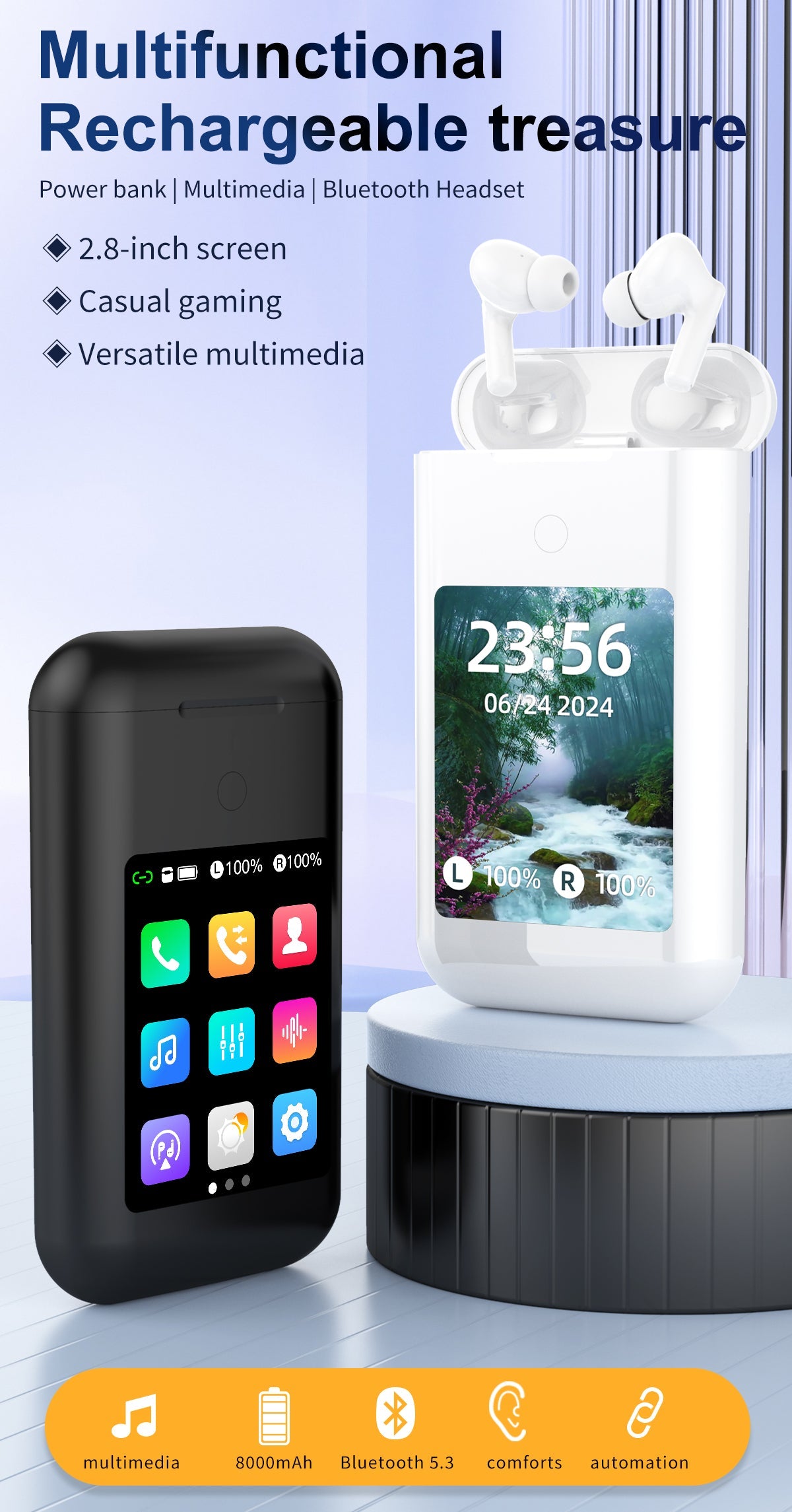 PodPower™ - Écoute Sans Limite. Joue Sans Relâche.