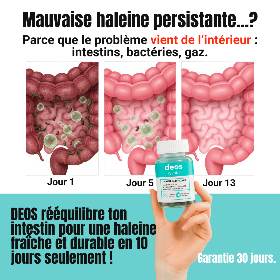 DEOS™ | COMPLÉMENT ANTI-ODEUR