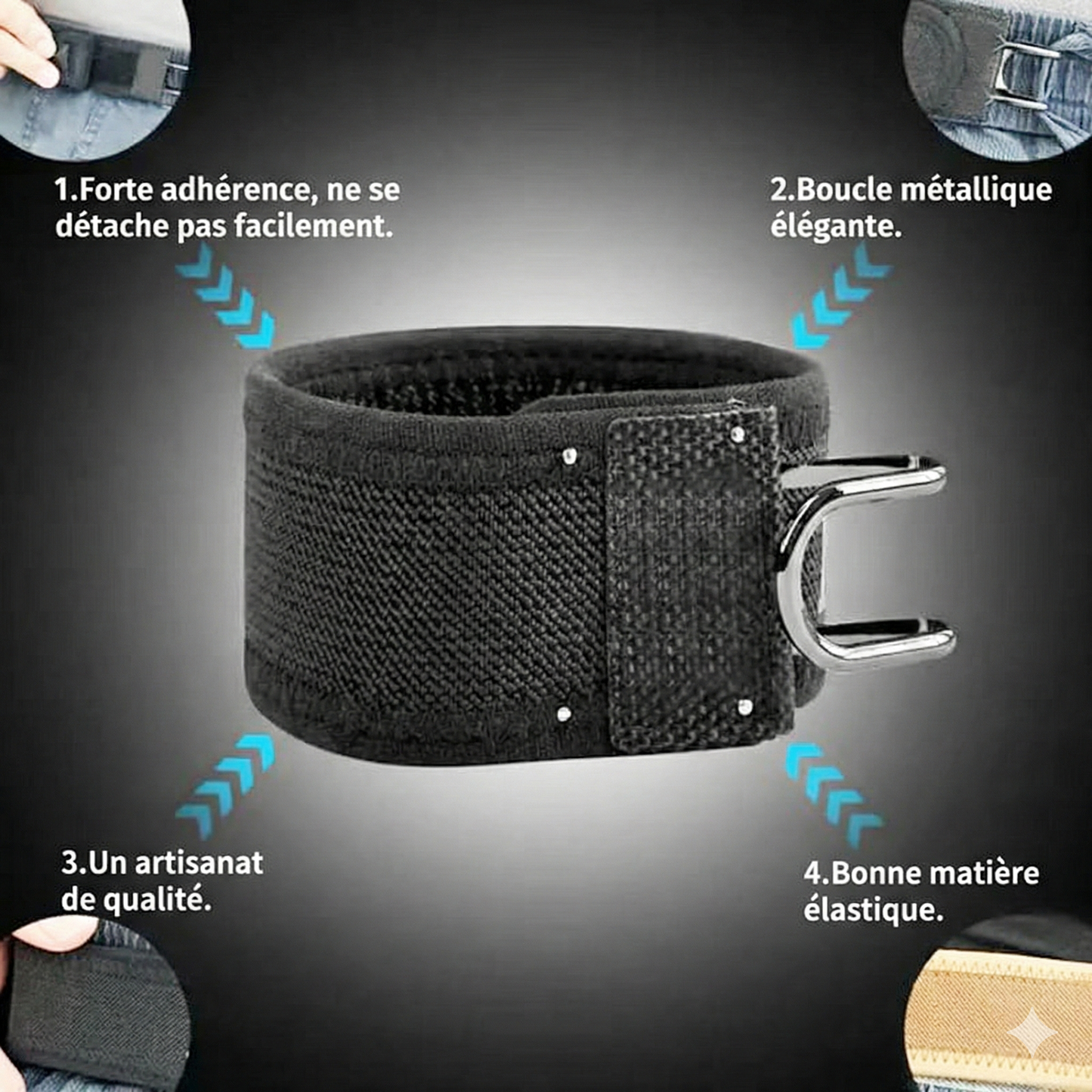 HBelt® : Ceinture Élastique Sans Boucle Pour Hommes & Femmes