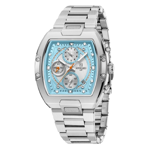 REWARD® : Montre Homme Luxe Multifonction — Grand Cadran Lumineux, Étanche Et Design Tonneau Ultra Premium.