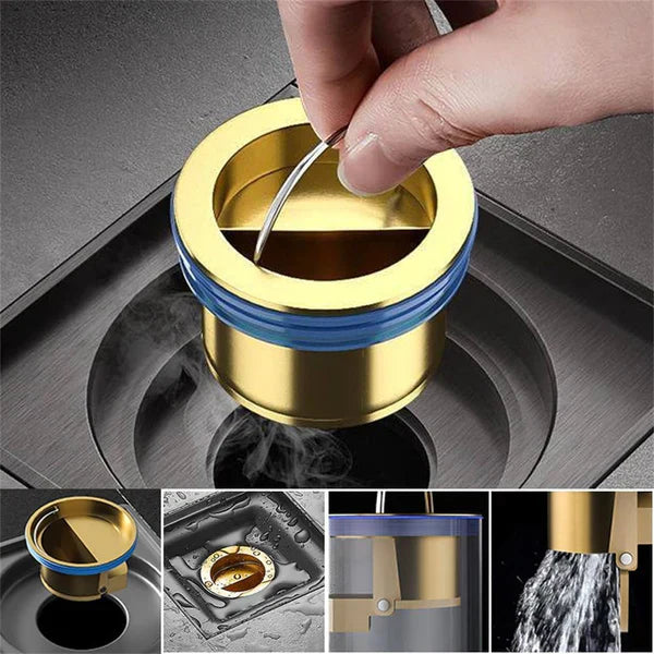 VALVE INOX ANTI ODEUR l  Fini Les Mauvaises Odeurs Dans Votre Douche & Cuisine.