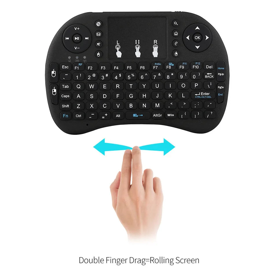 Mini Clavier Android TV Sans fil Rétroéclairé
