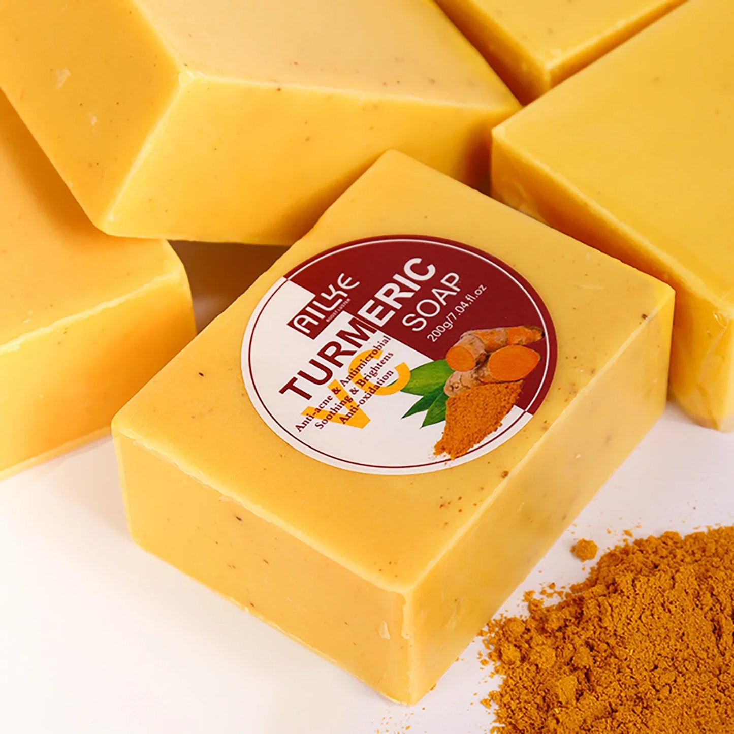 AILKE® Savon Curcuma Bio Anti-Acné