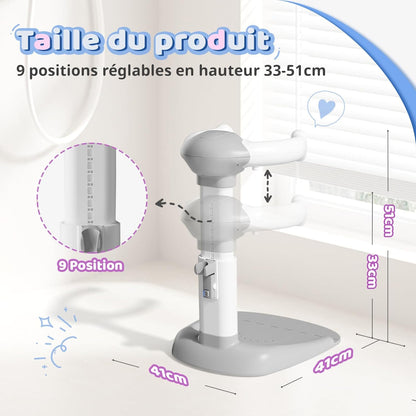Support de Douche Bébé Réglable – Sécurité & Confort pour le Bain