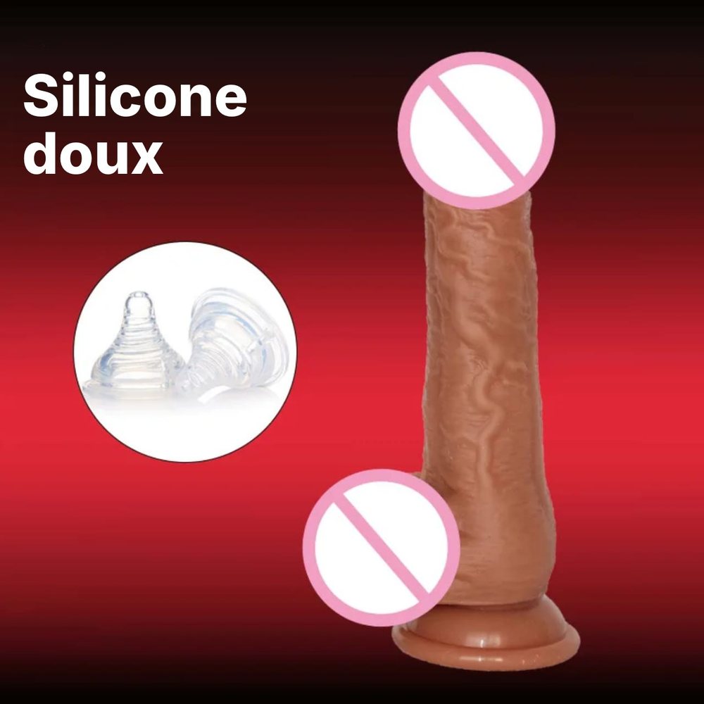 Silicone doux du masseur réaliste